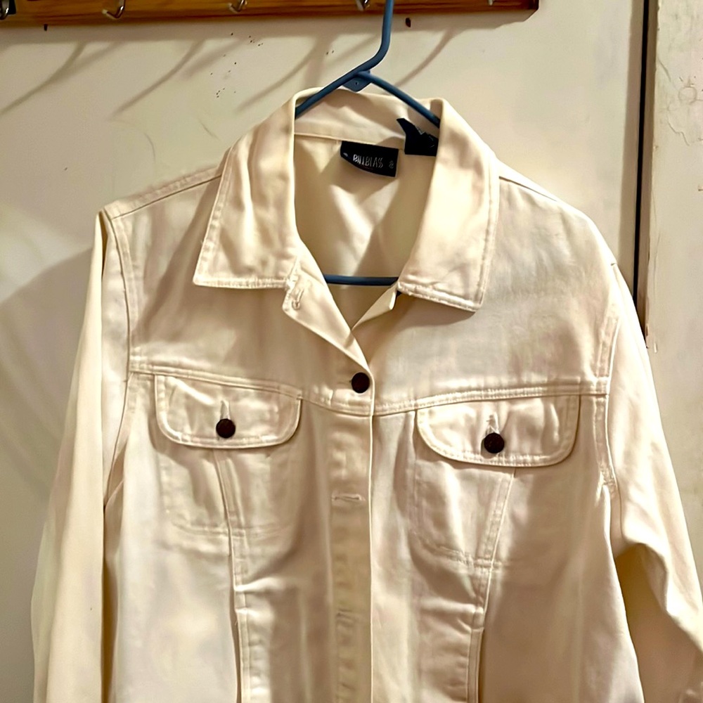 Bill Bass White Denim Jacket